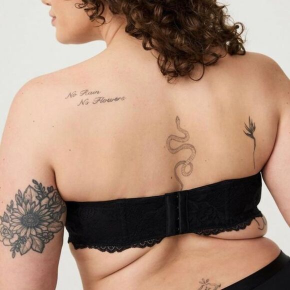 Torrid 46B Black Lightly Lined Everyday Bombshell Strapless Bra - New - Picture 4 of 7